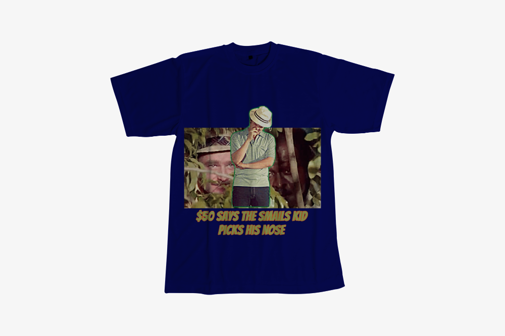 $50 SAYS THE SMAILS KID PICKS HIS NOSE