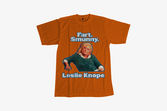 LESLIE KNOPE. FART AND SMUNNY.