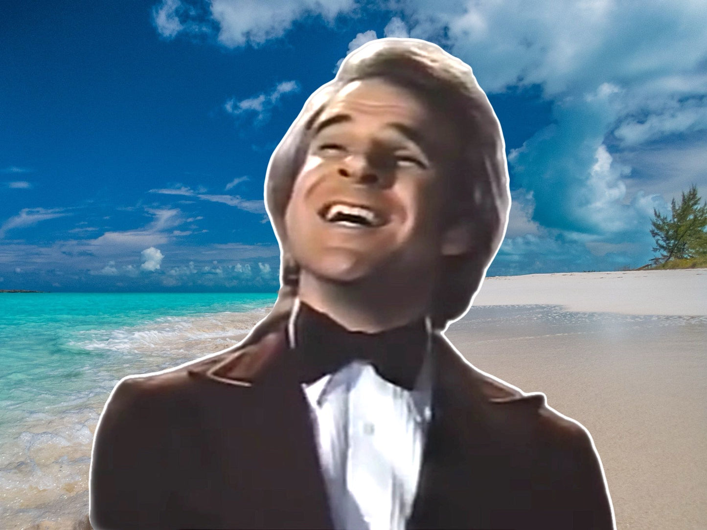STEVE MARTIN WENT TO THE BAHAMAS FOR A MOMENT